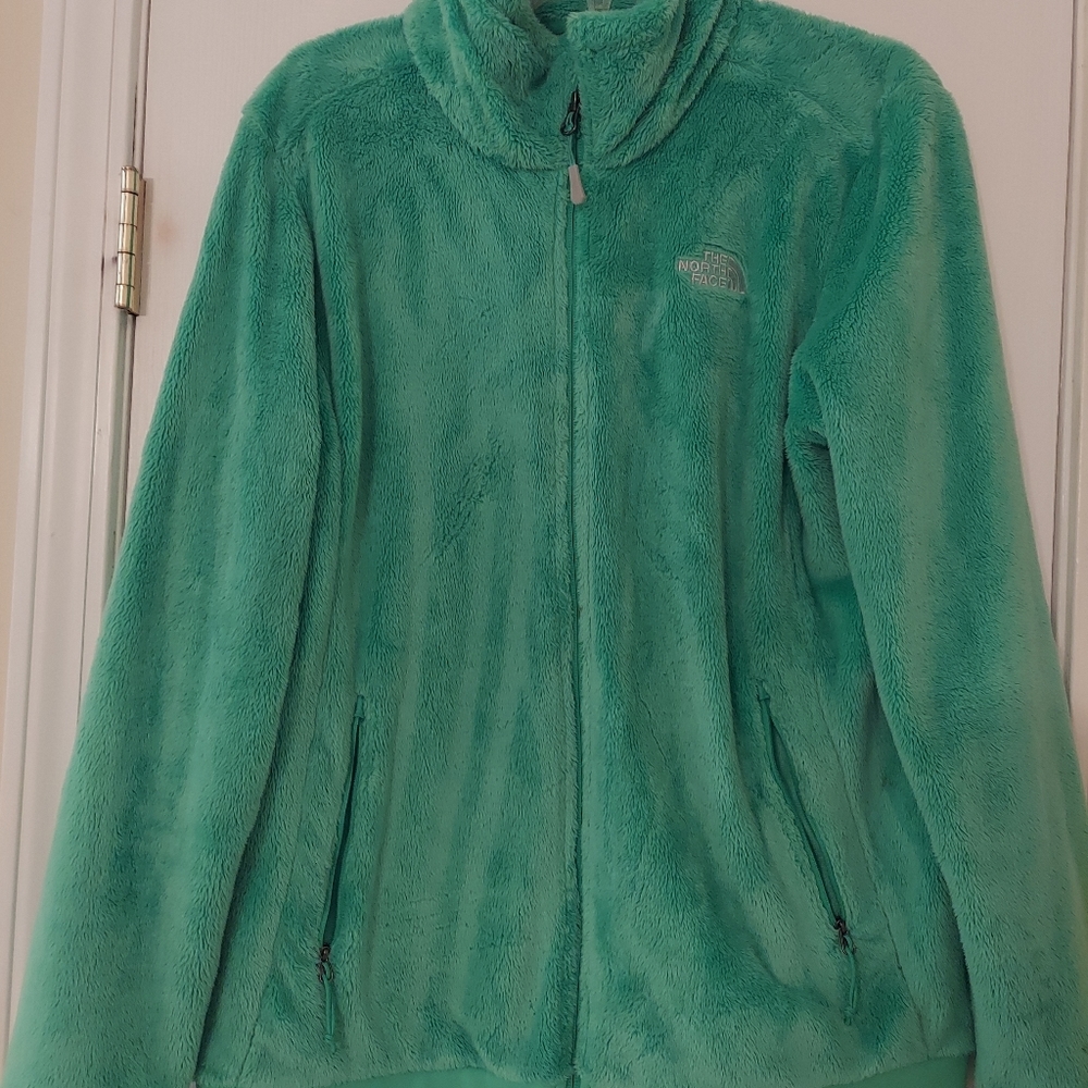 Womens North Face jacket size L in  Mint Green color
